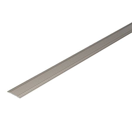 M-D Building Products 36 In. Satin Nickel Aluminum CINCH Seam Cover Fluted 43314