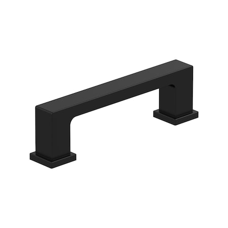 Amerock Bridgeport 3 inch (76mm) Center-to-Center Matte Black Cabinet Pull, 25PK 25VMP37030MB