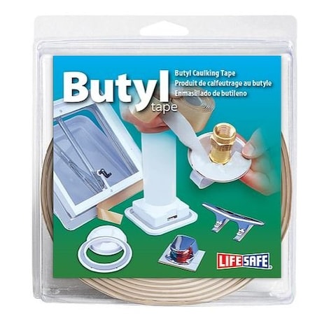 Top Tape ADHESIVETAPEGLUE Used To Seal Out Dirt Dust Moisture And Water Butyl Tape 18 Inch Thick x 34 RE20761