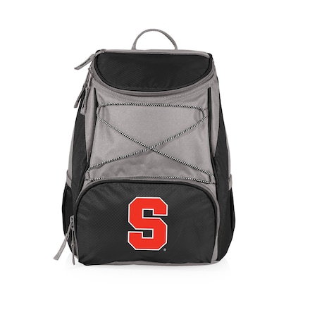 Picnic Time Family Of Brands NCAA Syracuse Orange PTX Backpack CoolerBlack with Gray Accents 633-00-175-544-0