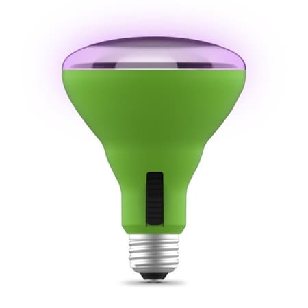 Feit Electric BR30ADJ/GRW/LED/HDRP Indoor Greenhouse Plant Grow LED Light Bulb, 120 V, LED Lamp, 680, Green BR30ADJ/GRW/LED/H