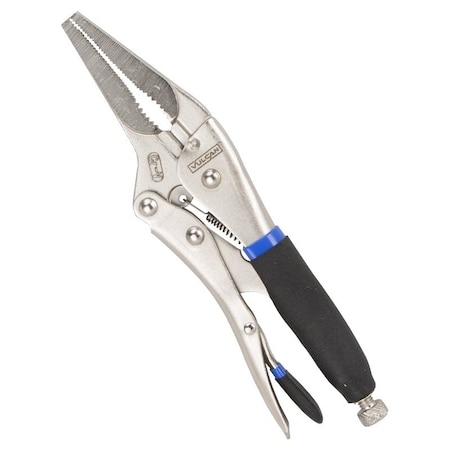 Vulcan Locking Plier, 9 in OAL, 2-3/4 in Jaw Opening, Black Handle, Comfort-Grip Handle, 1-1/4 in W Jaw JL-NP025