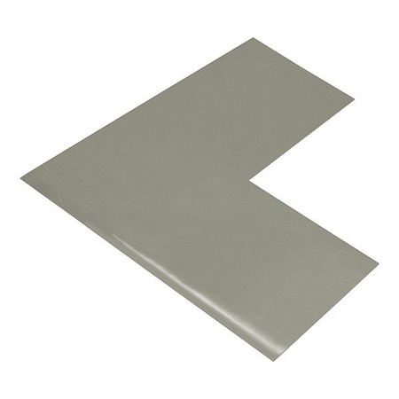 Mighty Line Floor Marking Shape, 10 in L, PK50 Angle4GRY
