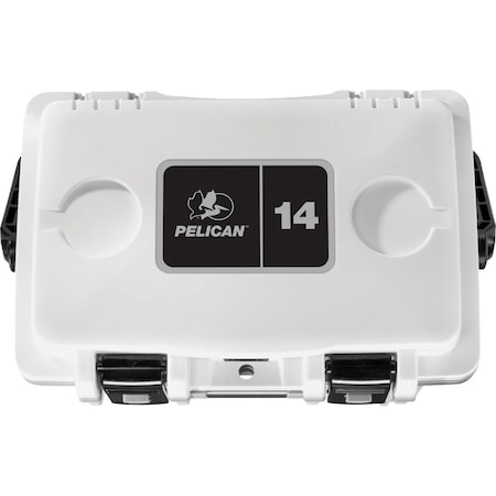 Pelican Elite 14 Qt. Cooler White & Gray 14Q-1-WHTGRY