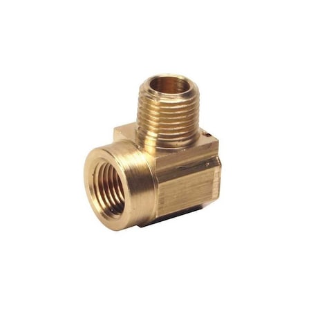 Sioux Chief 1/8 in. x 1/8 in. Lead-Free Brass 90-Degree MPT x FPT Street Elbow Gold 930-270201