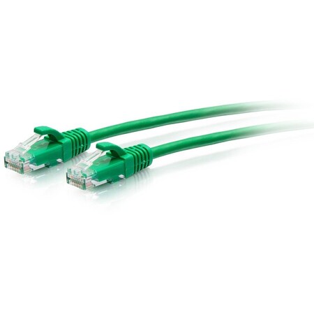 C2G 5FT/1.5M CAT6A SLIM PATCH 28AWG GREEN C2G30155
