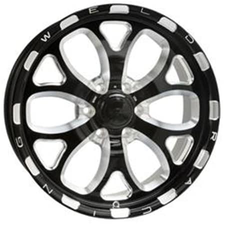 Rekon Off Road By Weld 17 x 96 x 5.5 in. F58 Series Black Space Wheels F58B7090E45A