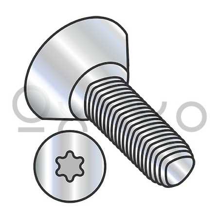 Oxoxo 1/4-20X3/4 6 Lobe Flat U/C Taptite Alternative Thread Rolling Screw Full Thrd Zinc Bake Wax, 3000PK 344913