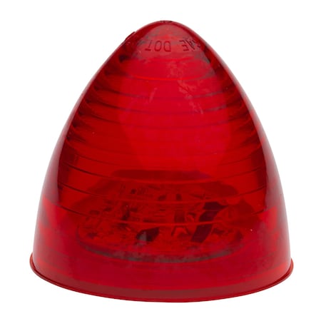 Grote Marker Lamp, LED, Beehive, 2-1/2 In, Red G1082