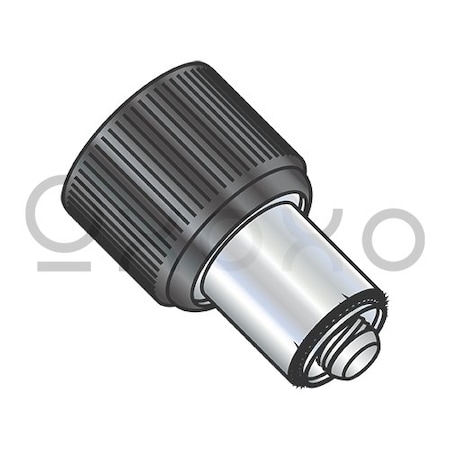 Oxoxo 1032X.220X.036 Retractable Captive Panel Fastener Press In Style Black Finish, 20PK 196440