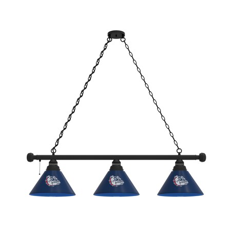 Holland Bar Stool Co Gonzaga 3 Shade Billiard Light, Black Fixture BL3BKGonzga