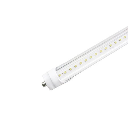 Beyond Led Technology ZELL, LED T8 Tube, 60W, 7800Lm, 6500K, 100V-277V, 8ft, Clear Lens, Dble Ended Power, 20PK 156250