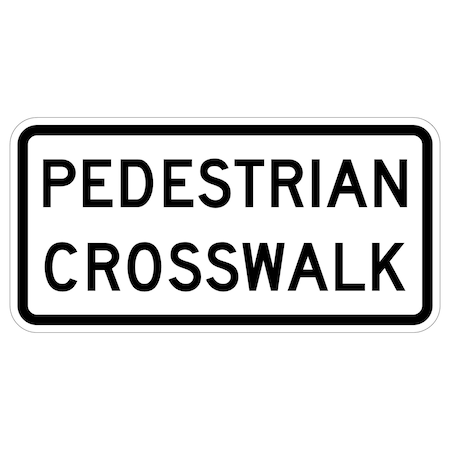 Sign Solutions Usa Traffic Sign, 36 in Width, Aluminum Sign, Vertical Rectangle DUS12DWT3618R9-8