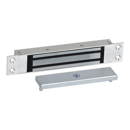 Rci Mortise 300 Lb. Micromag, 12/24 VDC, Sliding Doors on Drawers or Small Enclosures, Brushed Aluminum 8365 28