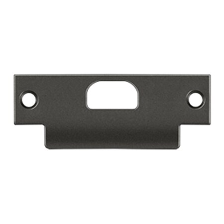 Dendesigns 4.87 x 1.25 in. T- Strike with Hole, Oil Rubbed Bronze, Solid DE569673