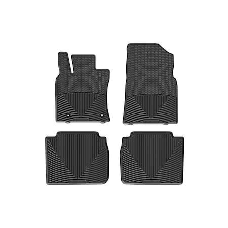 Weathertech Black, Front and Rear All Weather Floor Mats W533-W534