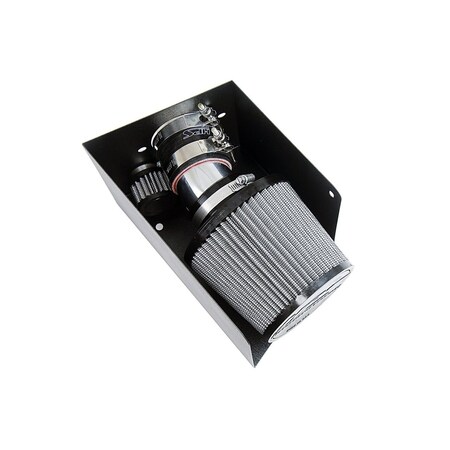 Hps Performance Air Intake Kit with Heat Shield, Polished, 827-685P