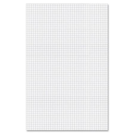 Esselte Quadrille Pad, 11 x 17, 4 x 4 Square/inch, White, 50 Sheets/Pad 22037