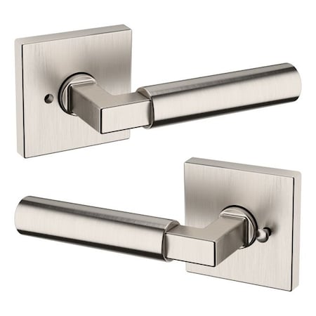 Baldwin Baldwin Preconfigured L029 Lever with R017 Rose Privacy Lock with 2-3/8in Backset and Full Lip L029056PRIV