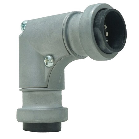 Southwire SIMPush Inside Elbow, 90 deg Angle, 12 in PushIn, Metal 65073101