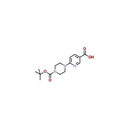 Ak Scientific 4-(5-Carboxy-pyridin-2-yl)-piperazine-1-carboxylic acid tert-butyl ester (5g), CAS 201809-22-5 C078-5g