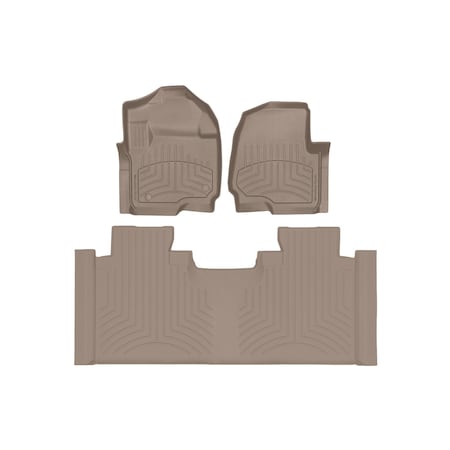 Weathertech Tan, Front and Rear FloorLiner HP 4510121IM-456973IM