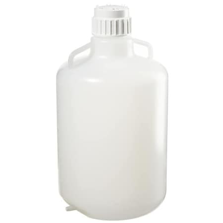 Nalgene Carboy, Polypropylene, 528 mm H, White, PK4 2301-0050