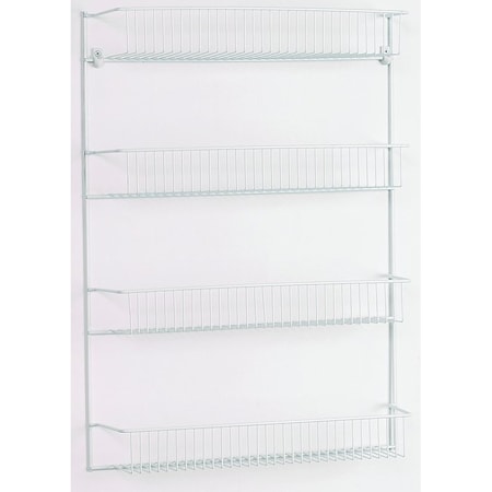 Closetmaid RACK 4TIER DOORWALL EPXY WHT 8033