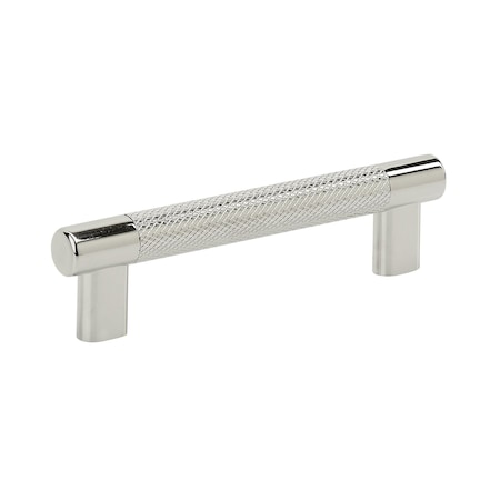Amerock Bronx 5-1/16 in 128 mm Center-to-Center Polished Nickel Cabinet Pull BP36558PN
