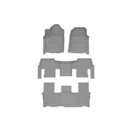 Weathertech Grey, Front and Rear and Rear FloorLiner HP 461704-1-5-6IM