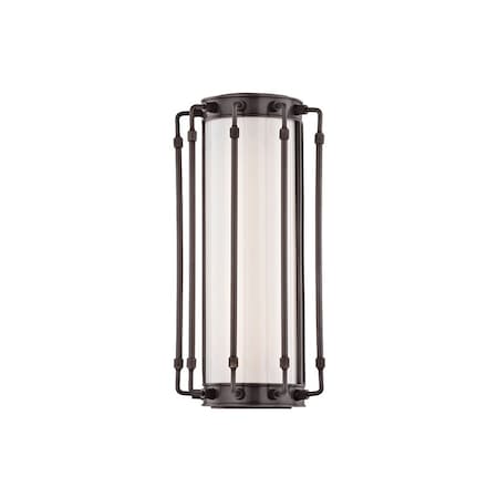 Hudson Valley Lighting Hyde Park 1 Light Wall Sconce 7.75 In. Old Bronze 9712-OB