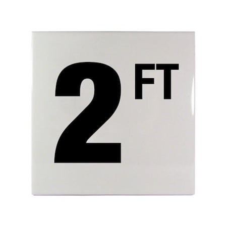 Inlays 6 in. Smooth Ceramic Tile - 2 FT C610020