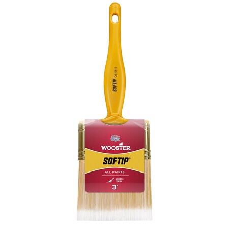 Wooster 3" Trim/Wall Soft, Paint Brush, Plastic Handle Q3108