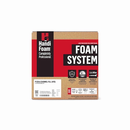 Handi-Foam Spray Foam Kit, 2-12 Chnnl Fill HFO, 12 cu P12044