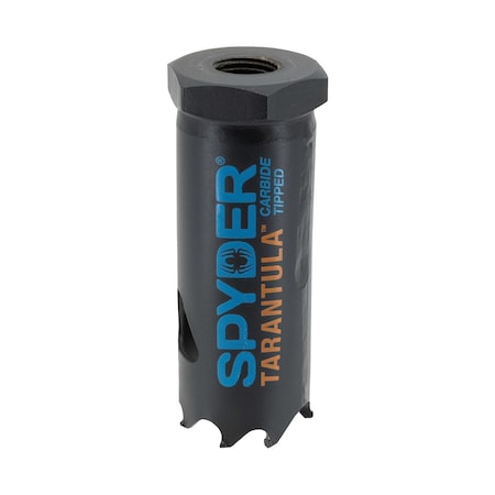 Spyder RCE Hole Saw, Tarantula, Metal Cutting Carbide, 1-1/16'' 600897CF