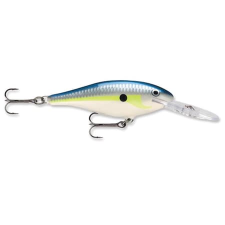 Normark Rapala Shad Rap Fishing Lure - 0.31 oz., Hot Steel RSR7-HS