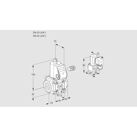 Honeywell Kromschroder VAS120R/NW KS88026679