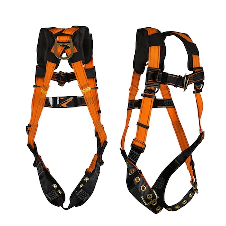 Malta Dynamics Warthog Full Body Harness w/ X-Pad, L/XL, 130-310 lb, Tongue Leg Straps B2002-X