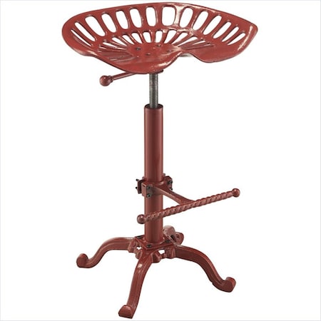 Carolina Chair & Table Co Carolina Chair and Table  Red Adjustable Tractor Seat Stool 3200RED