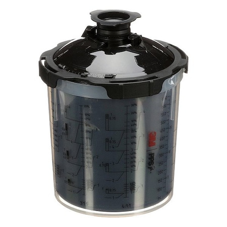 3M Spray Cup System Kit, 22 fl. oz., Includes: (200) Micron Filter, Lid, Liners, Sealing Plugs 26710