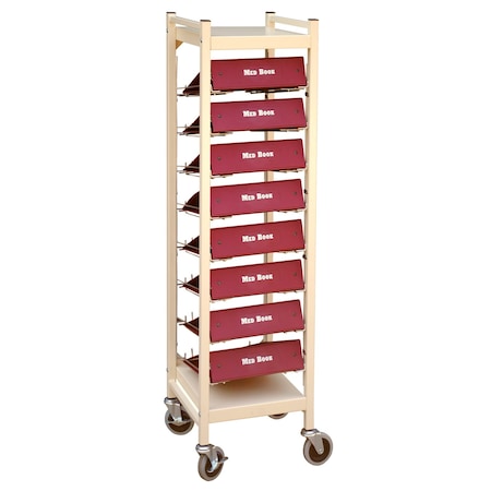 Omnimed Horizontal Cabinet Chart Rack Hold X-Large Binders(8 Binder Capacity 264580-BG