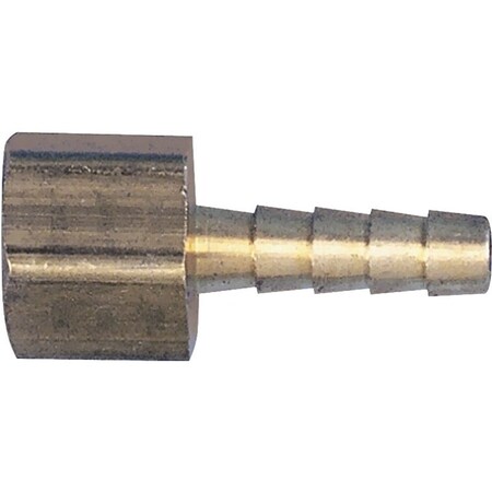 Tru-Flate Air Hose Fitting, 1/4 in, FNPT x Barb, Brass 21-222