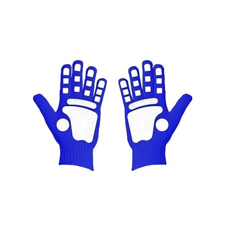 Fan Hands Clap-Enhancing Gloves  Royal Blue - Youth 671040