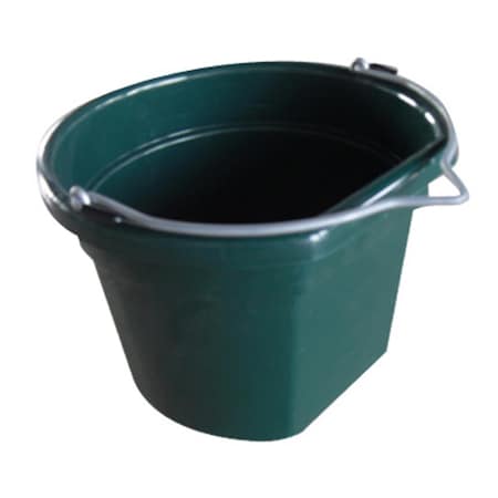 Fancy Feline MR8QP-FSB-DKGRN 8 Quart Green Flat Bucket FA844075