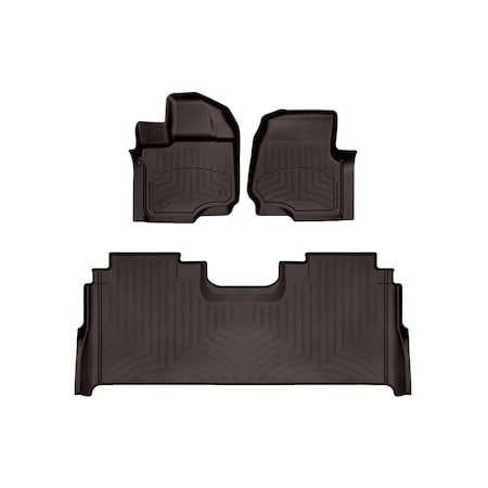 Weathertech Cocoa, Front and Rear FloorLiner HP 47697-1-6IM