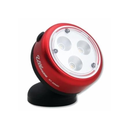 Ullman Devices LED Magnetic Rotating Work Light, 110 Lumens, 3 SMD, 3 AAA Batteries Included 758-RT-3SMD