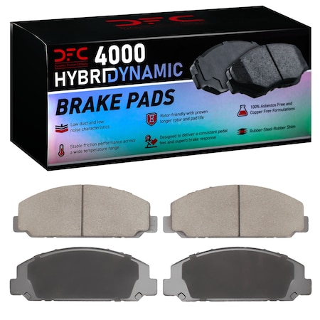 Dynamic Friction Co DFC 4000 HybriDynamic Brake Pads 4000-0827-00