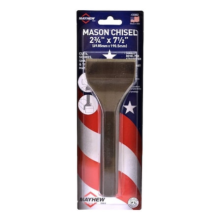 Mayhew 2-3/4 INCH X 7-1/2 INCH MASON CHISEL 35802