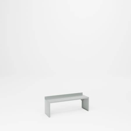 Pucel Workbench Riser, Top Mount, 36 in W x 12 in H x 10 in D, Gray R-36