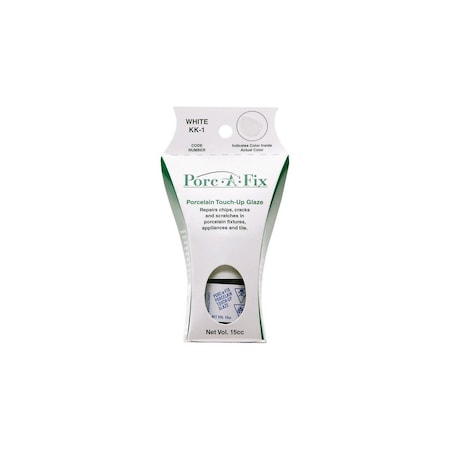 Porc-A-Fix Kohler White Porcelain Touch-up Paint, 15cc KK-1